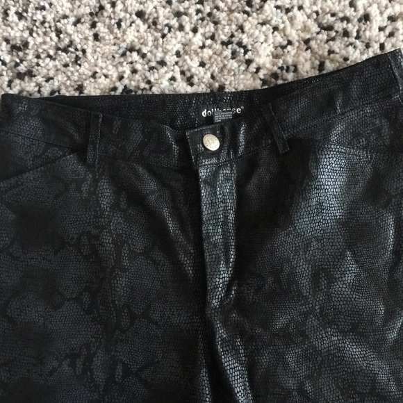 Dollhouse Pants & Jumpsuits Dollhouse Genuine Black Leather Pants